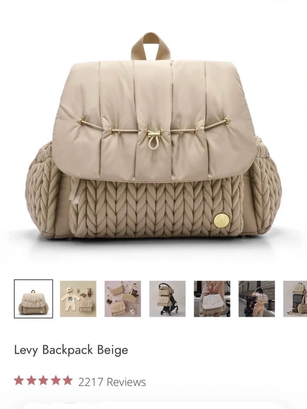 HAPP Diaper Bag / Levy Backpack